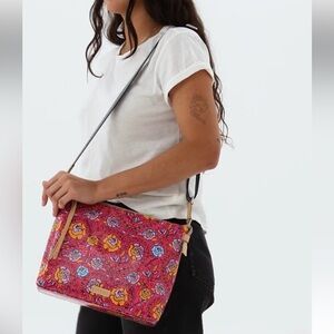 Consuela Pink Floral Cosmetic Bag